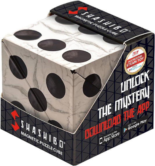 SHASHIBO Shape Shifting Box - Award-Winning Fidget Toy w/ 36 Rare Earth Magnets - Fidget Cube Transforms Into Over 70 Shapes, Sensory Toy Gift for Kids, Teens, and Adults (Renaissance)