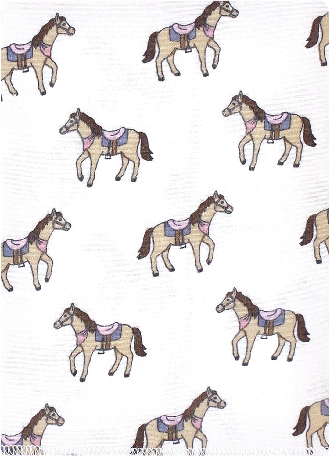 Luvable Friends Hudson Baby Flannel Burp Cloths 12pk, Western Cowgirl