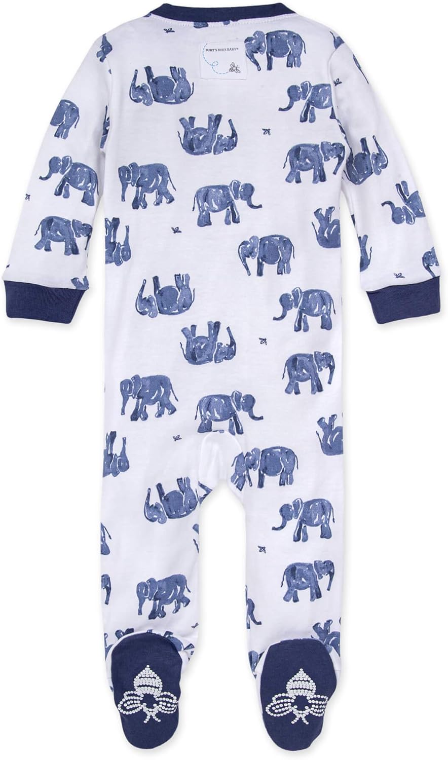 Burt’s Bees Baby Boys' One-Piece Sleep and Play 100% Organic Cotton PJs