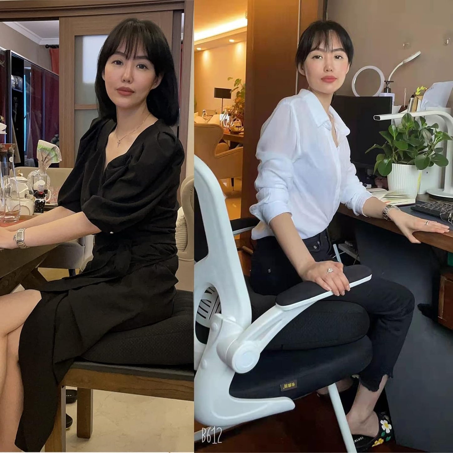 Car Booster Seat Cushion, Chair Cushions, Comfort Seat Cushion Pillow for Office Chair/Car Seat, Butt, Tailbone, Back, Coccyx, Short People Adult Booster Chair Cushions Relief Pad