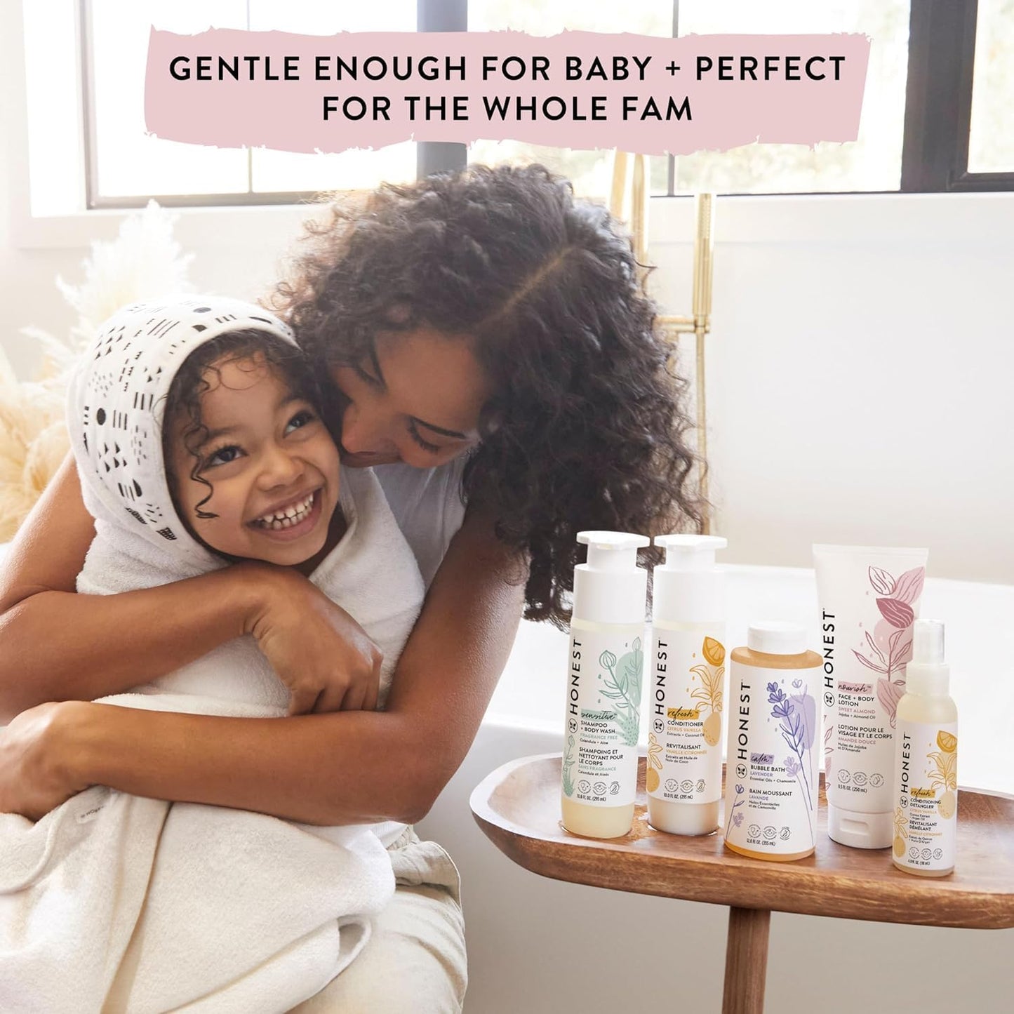 The Honest Company Silicone-Free Conditioner Gentle for Baby Naturally Derived Tear Free Hypoallergenic Sweet Almond Nourish 10 fl oz
