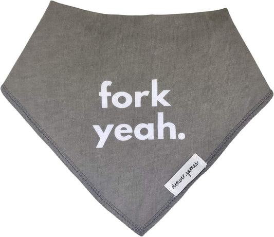 Denver James Bandana Feeding Drool Baby Bib I Soft Organic Cotton I Fleece Back
