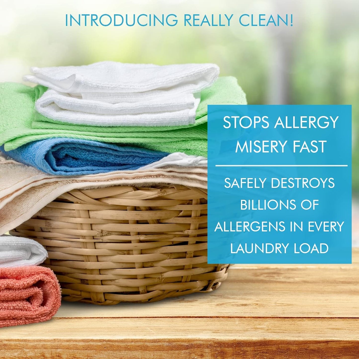 Easy Air Organic Allergy Relief Laundry Rinse, Hypoallergenic & Fragrance Free, Eliminate Odors. Asthma & Allergy Safe for Babies & Pets - 16 Fl Oz