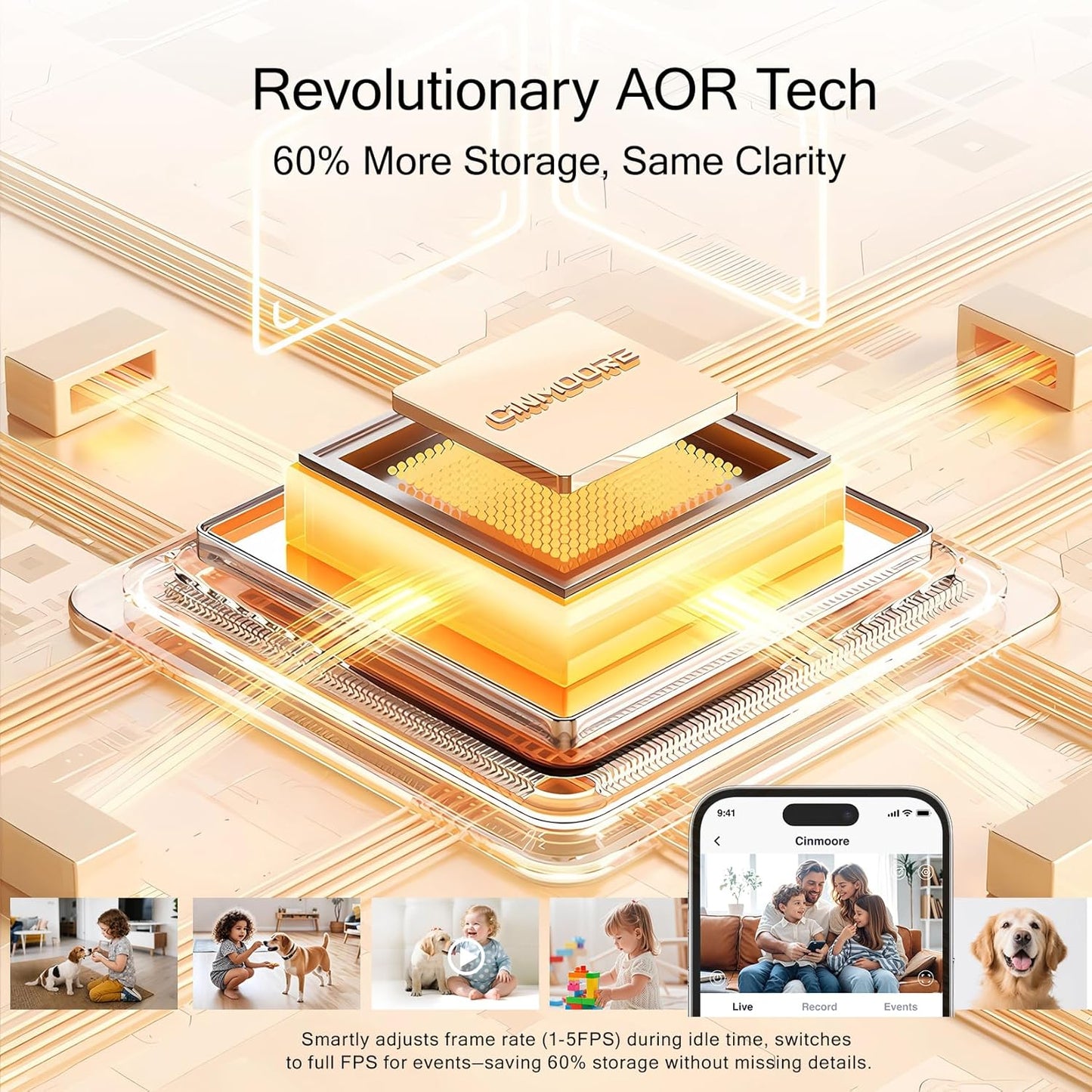 5G Security Camera Indoor 2-Pack, No-Monthly-Fee AI Tracking Facial Recognition, 3K Pet/Dog Camera with Speaker/Phone App, PTZ WiFi Baby Monitor Cameras for Home Security, 0-Glow Night Vision