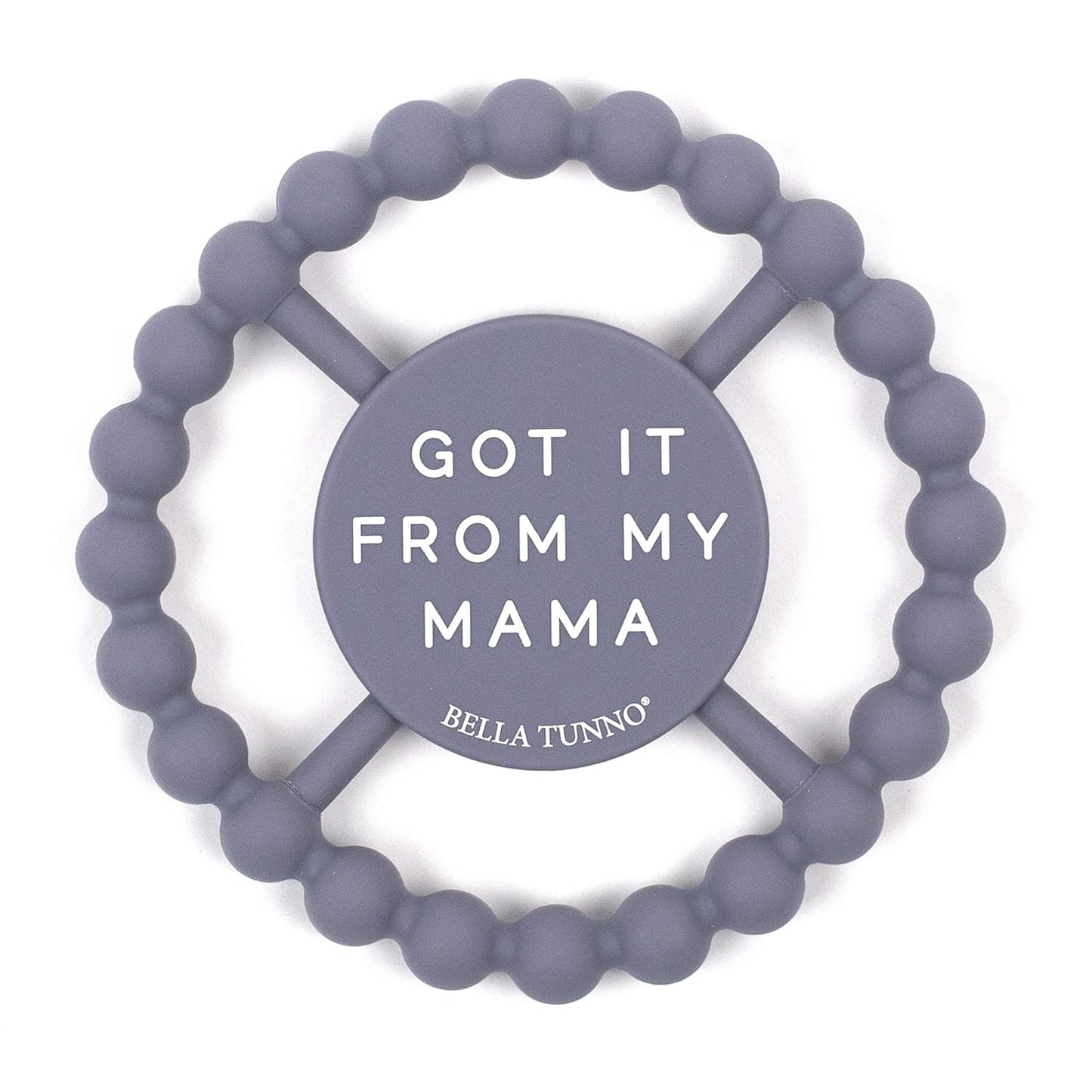 Baby Teether by Bella Tunno, Silicone Teethers for Babies 3-6 months, 6-12 months, Baby Toys, Pacifier, Teething Relief, Boys, Girls, Mama