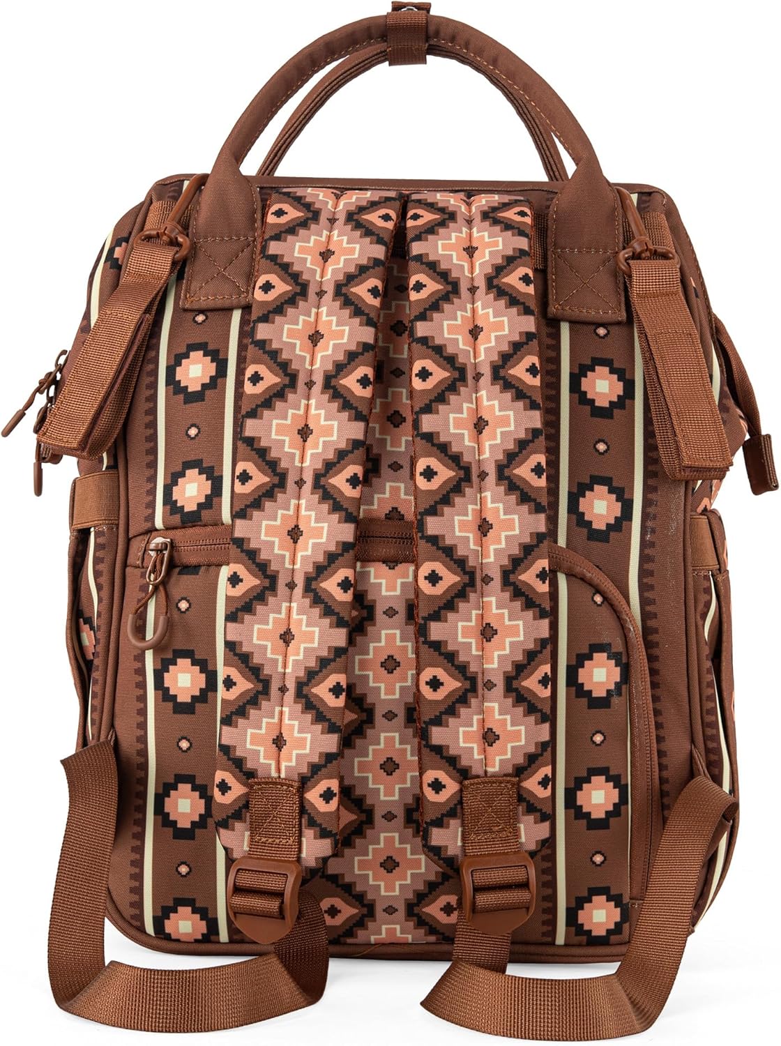 Montana West Wrangler Callie Diaper Bag Backpack with Stroller Straps Multifunction Baby Travel Bag WG2204-9110CM