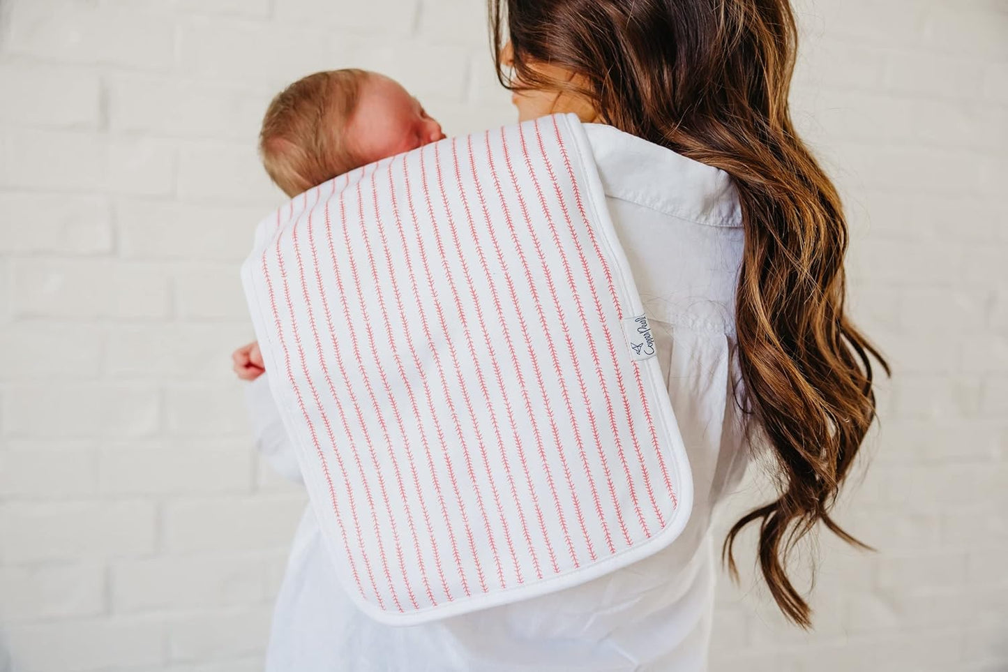 Copper Pearl Premium Baby Burp Cloths - 3-Pack Large Cotton Burp Cloths, Extra Soft Spit Up Rags with 3 Absorbent Layers, Perfect for Baby Boy Gifts (21" x 10" Size, Sluggera Set)