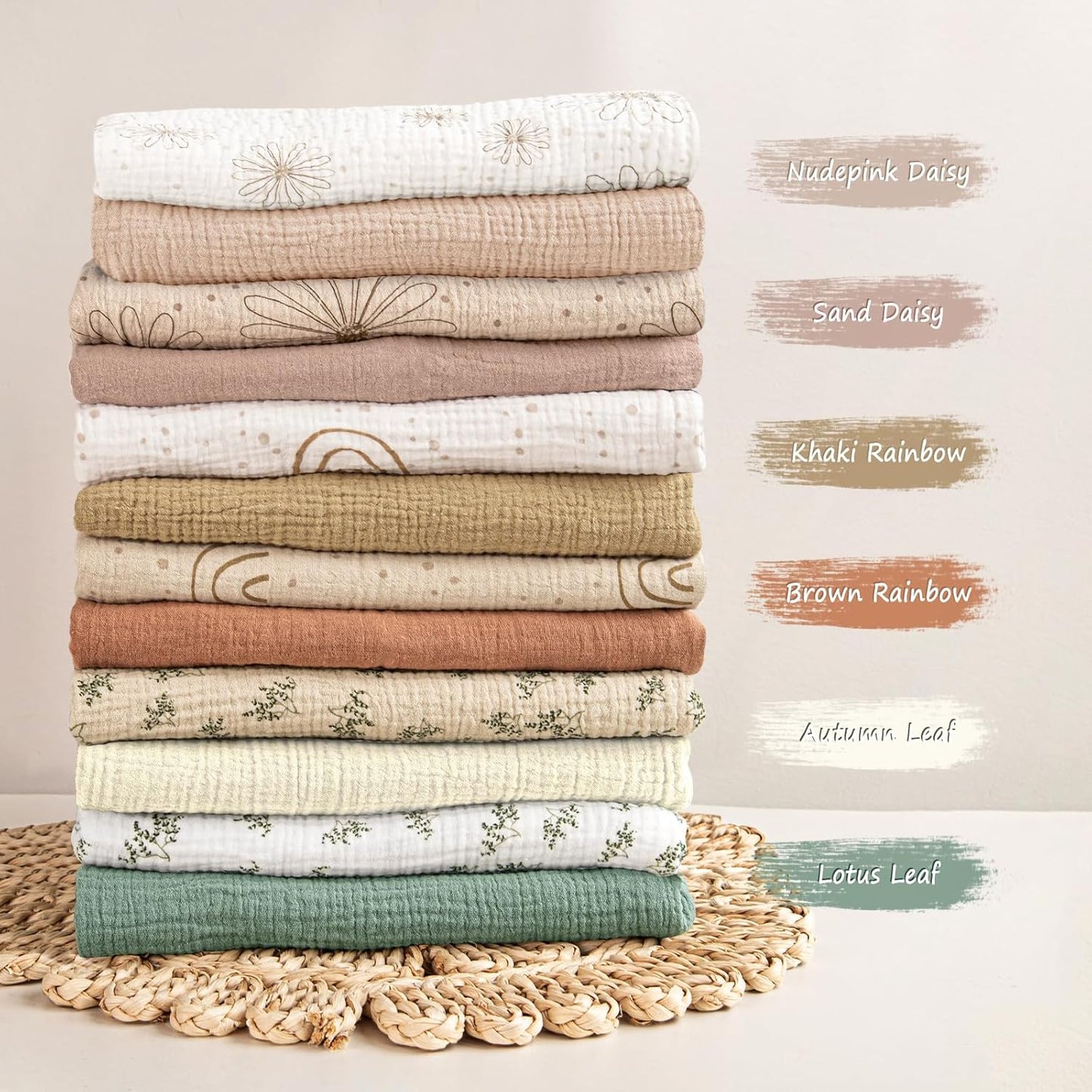 lulumoon Muslin Bassinet Sheets Baby: Cotton Bedside Sleeper Bassinet Sheets Fitted for Boys and Girls
