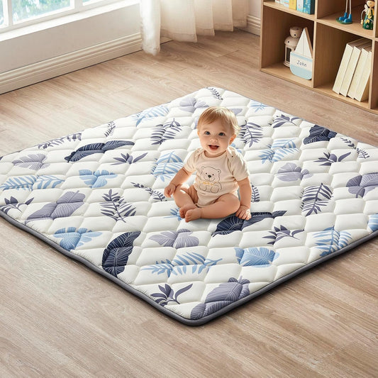 Baby Play Mat 47"x47", Non-Slip Baby Mat for Floor, Soft Thicker Playpen Mat, Portable Playmat, Crawling Mat for Babies, Toddlers & Infants to Play and Learn