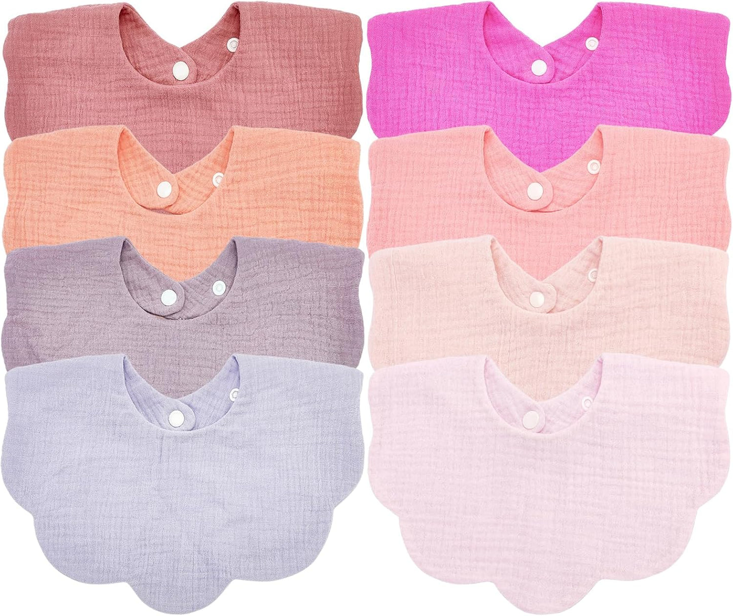 Baby Bibs Muslin Drool Teething Drooling Bibs for Baby Girl Boy Muslin Cotton