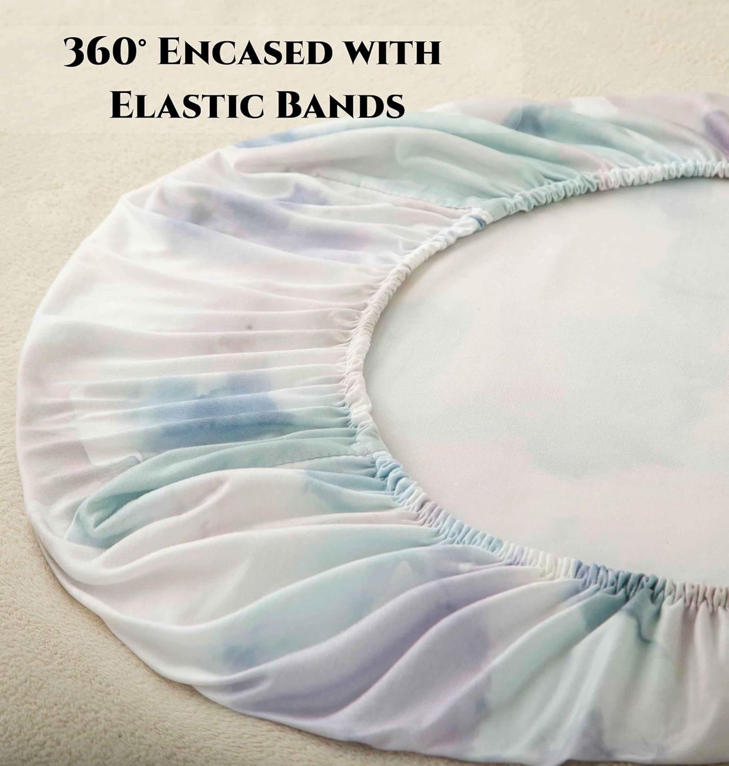 SDY Ink Soft Bassinet Sheets,Microfiber Jersey Bassinet Fitted Sheets for Boys Girls Set 2 Pack,for Rectangle, Round, Oval, Hourglass Mattress