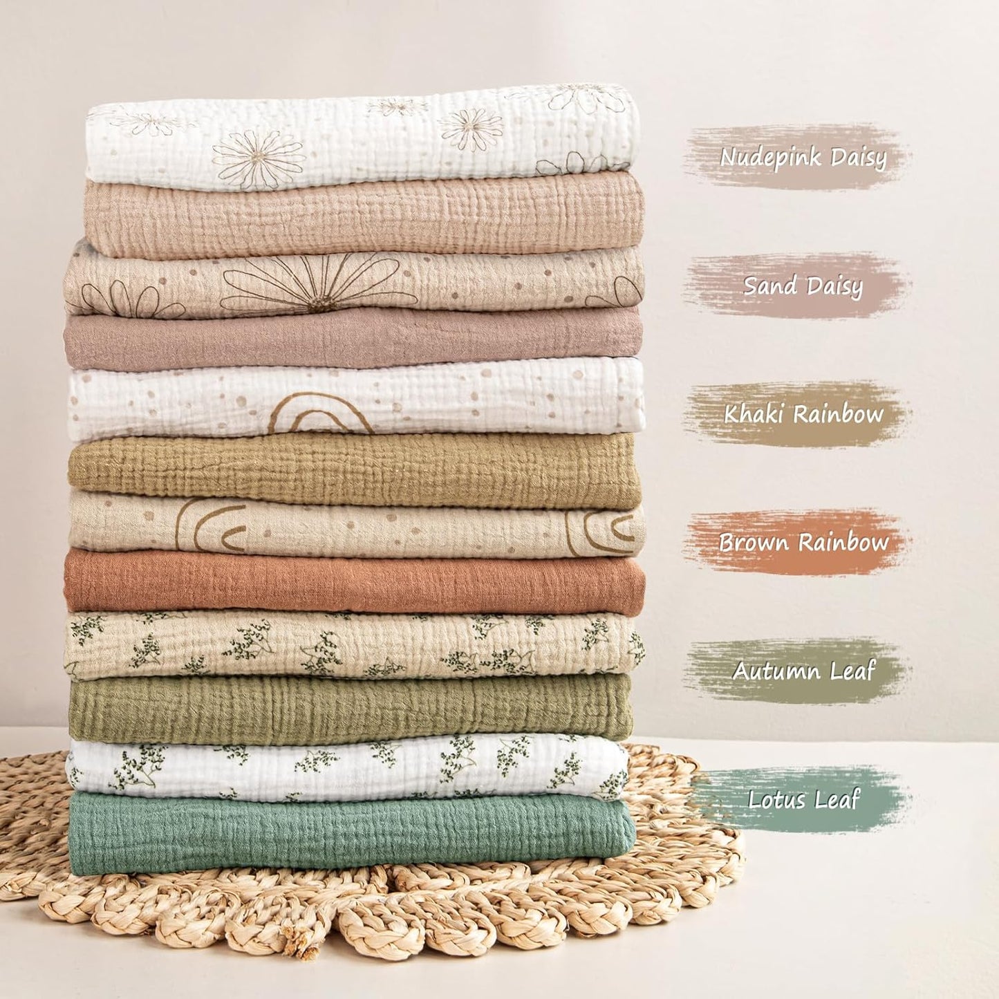 lulumoon Muslin Bassinet Sheets Baby: Cotton Bedside Sleeper Bassinet Sheets Fitted for Boys and Girls