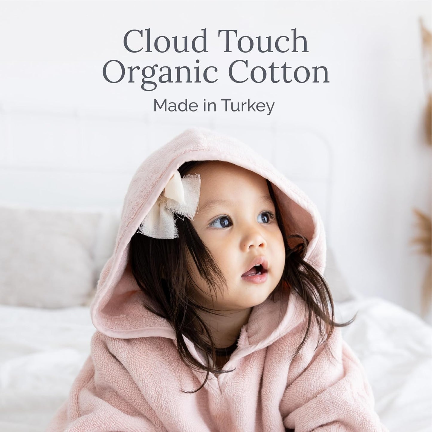 Natemia Towel Poncho Kids (Blue) - 100% Organic Turkish Cotton - Machine Washable Poncho Towel for Girls, Boys- Soft on Sensitive Skin - Toddler Hooded Beach Towels - Perfect Baby Registry Gift (2-3T)