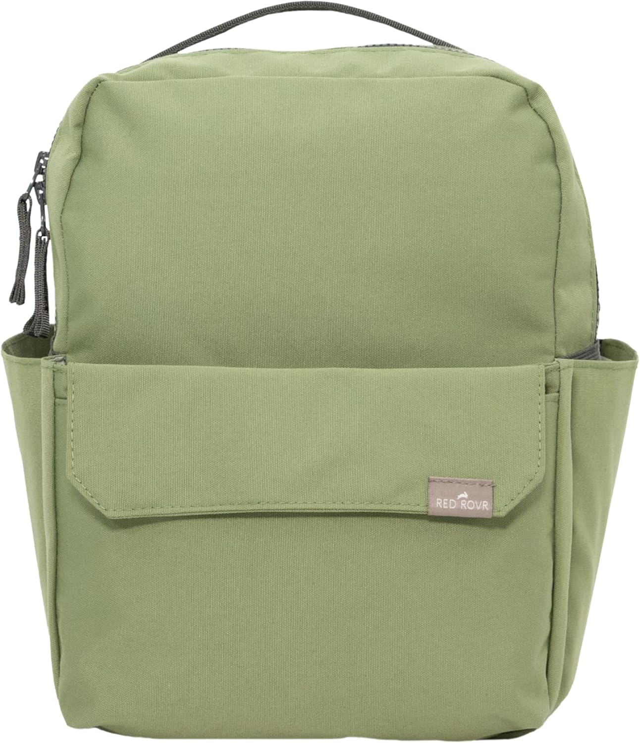 RED ROVR Mini Roo Lightweight Backpack | 6 pockets for everyday essentials (Moss)