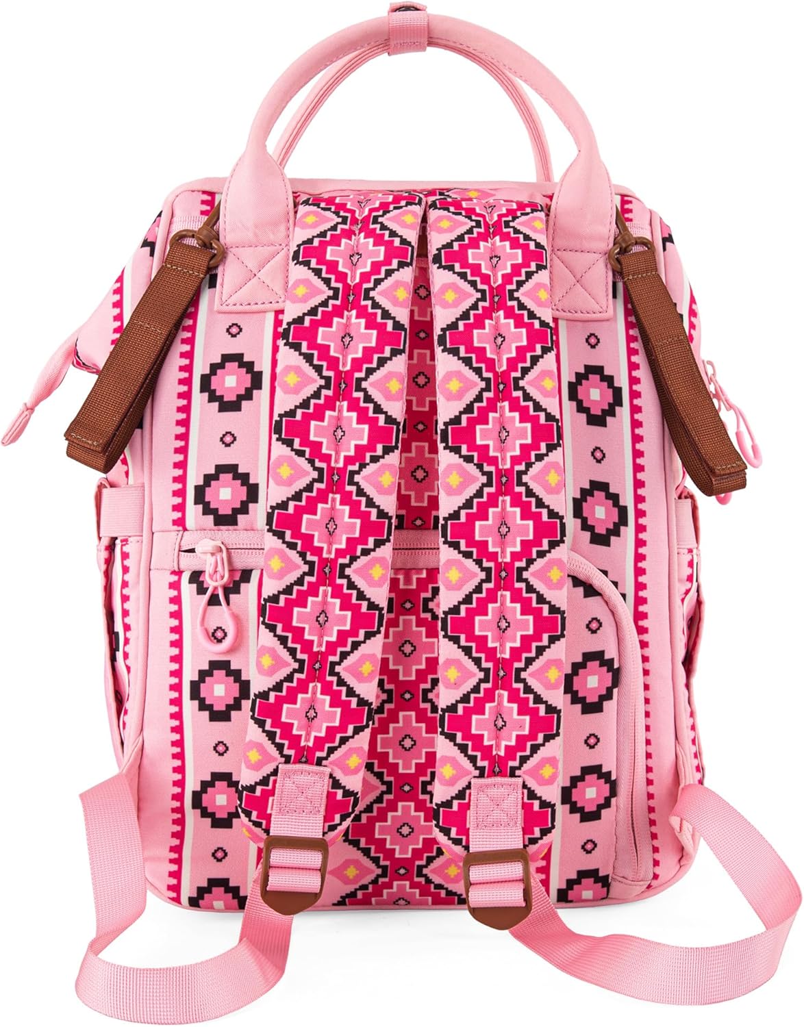Montana West Wrangler Callie Diaper Bag Backpack with Stroller Straps Multifunction Baby Travel Bag WG2204-9110PK
