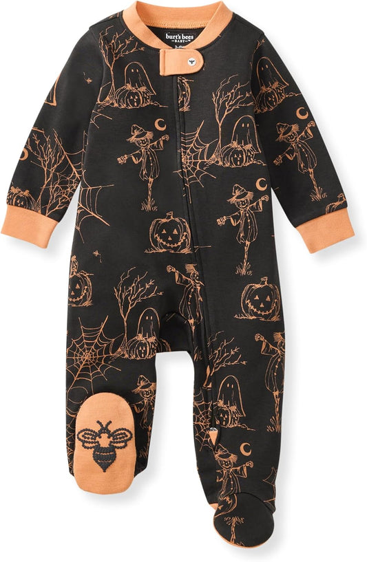 Burt’s Bees Baby Boys' One-Piece Sleep and Play 100% Organic Cotton PJs