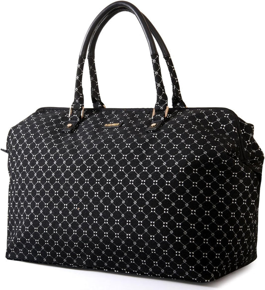 SUNVENO Large Diaper Bag Tote, Mommy Weekender Travel Bag for Mom & Baby, with 2 Pouches, Changing Pad & Luggage Sleeve