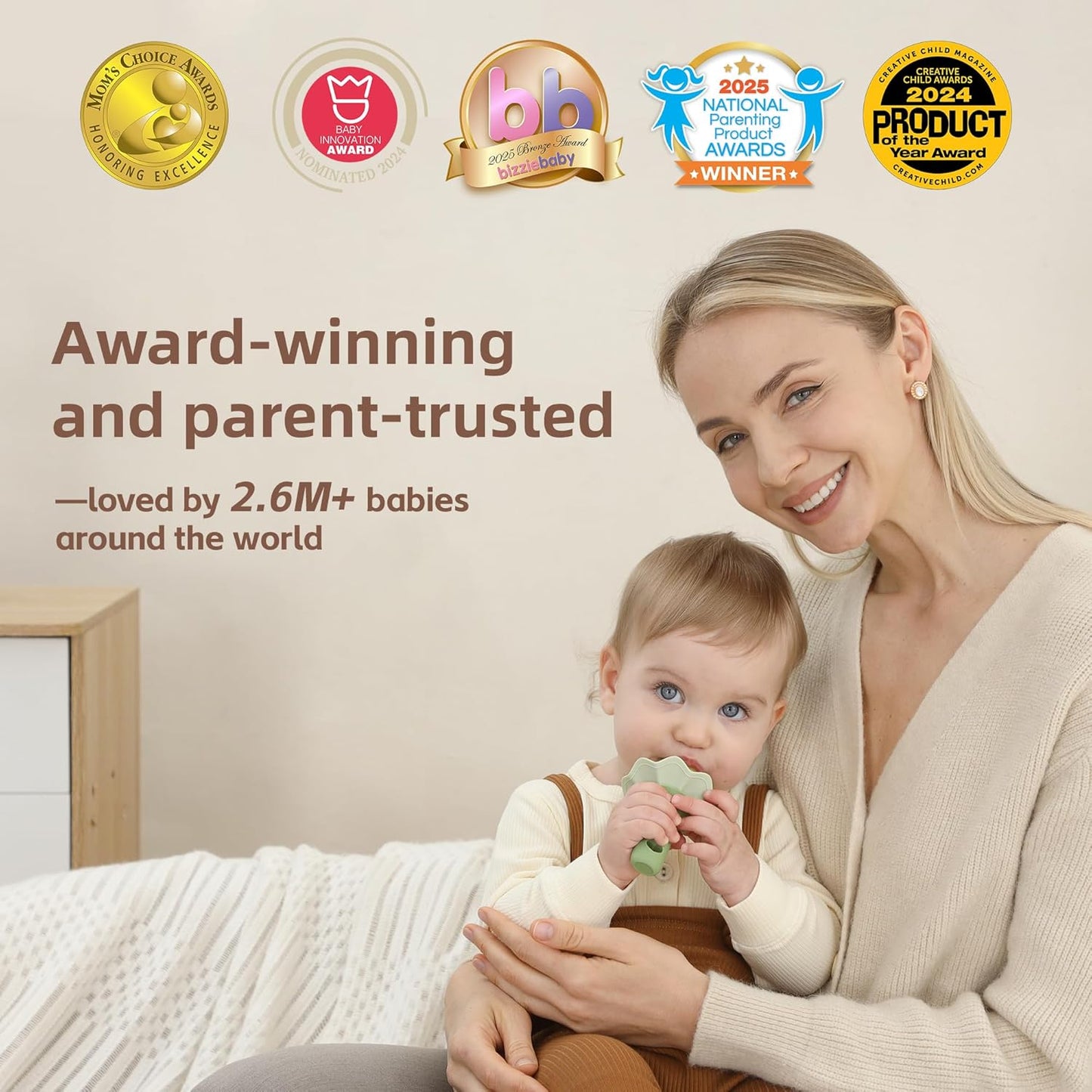 Moonkie Baby Fruit Feeder with Freezer Tray, BPA Free Silicone Food Feeder for Infant Self Feeding, Breastmilk Popsicle Molds, Mesh Feeder with Two Pouches, Baby Shower Gifts 4 Months+, 2 Pack