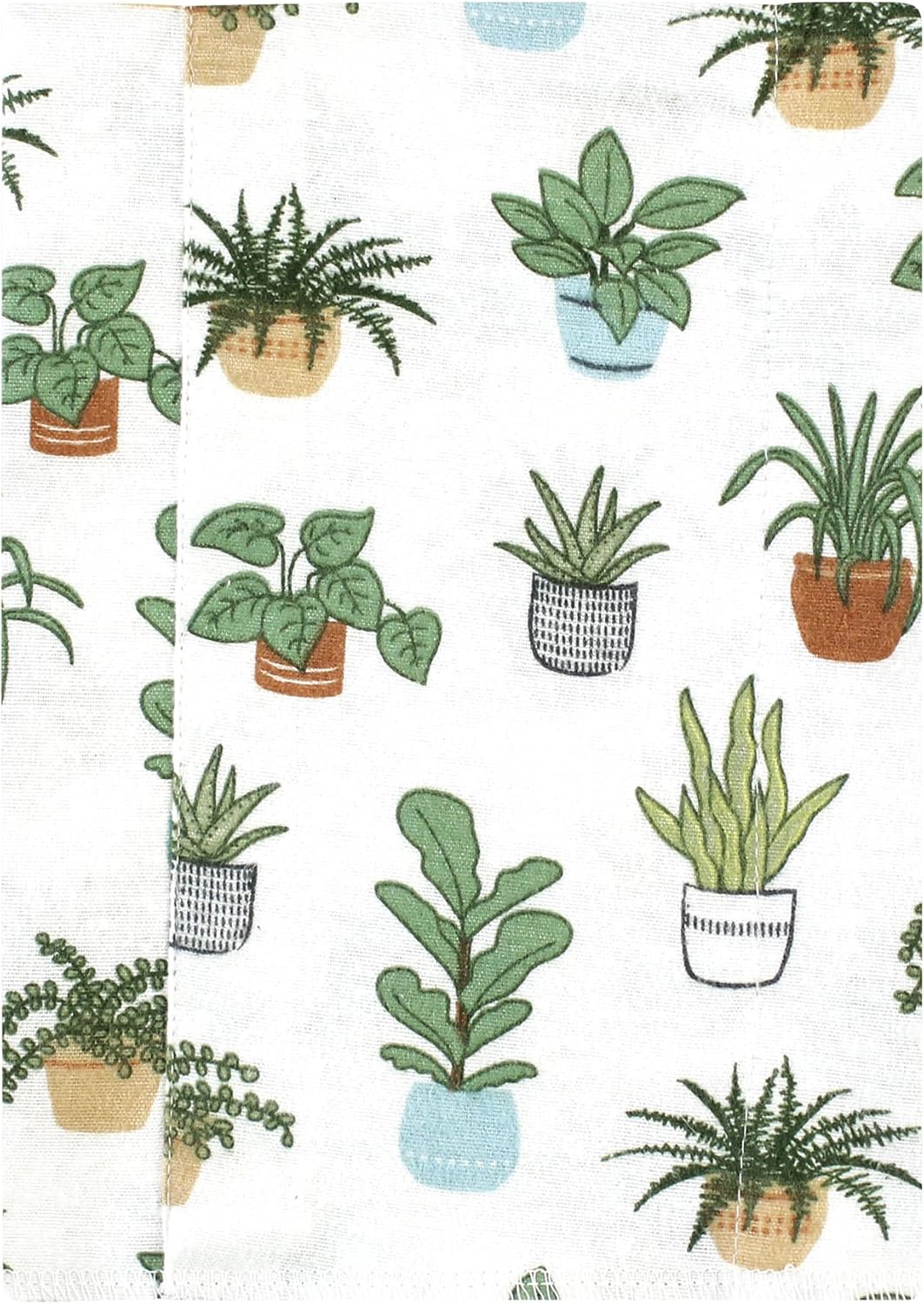 Luvable Friends Hudson Baby Flannel Burp Cloths 4pk, Botanical Plants