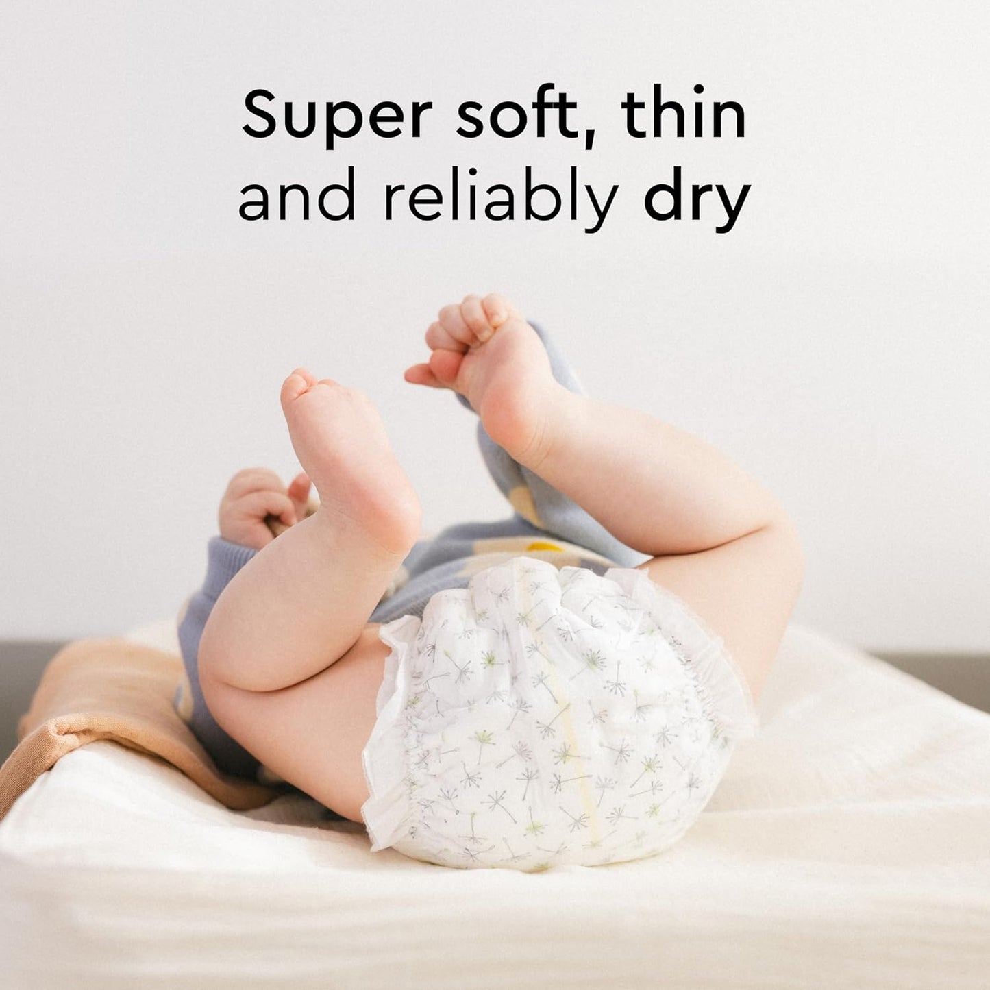 LILLYDOO Baby Diapers - Size 5 (24-35 lbs), Monthly Supply (132 Count), Leak Protection, Skin-Friendly, Ultrasoft, Perfume- & Chlorine-Free, Hypoallergenic, Dermatologist Tested, Oeko-TEX®