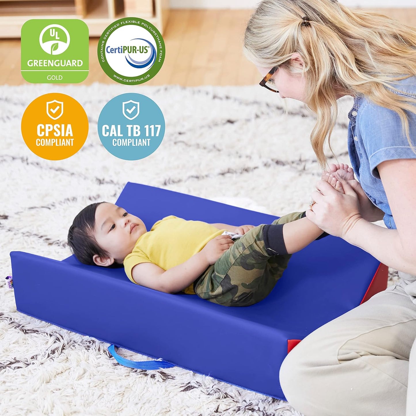 ECR4Kids SoftZone Baby Changing Pad, Baby Essentials, Assorted