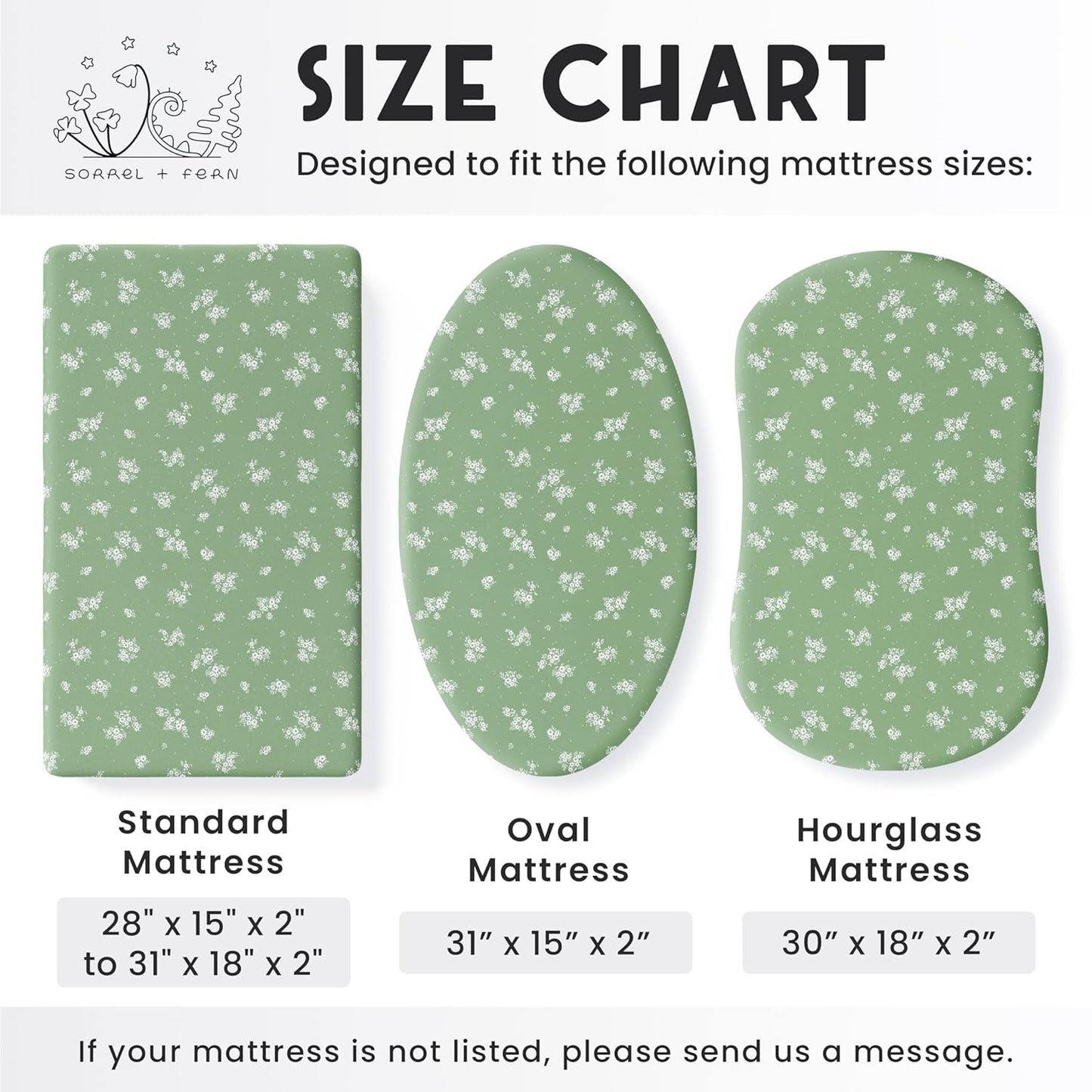 Baby Bassinet Sheets Girl (Butterfly Garden) 2-Pack - Fitted Bedside Bassinet Sheets - Buttery Soft Cotton Blend for Standard Mattress Pad - Compatible with Halo BassiNest