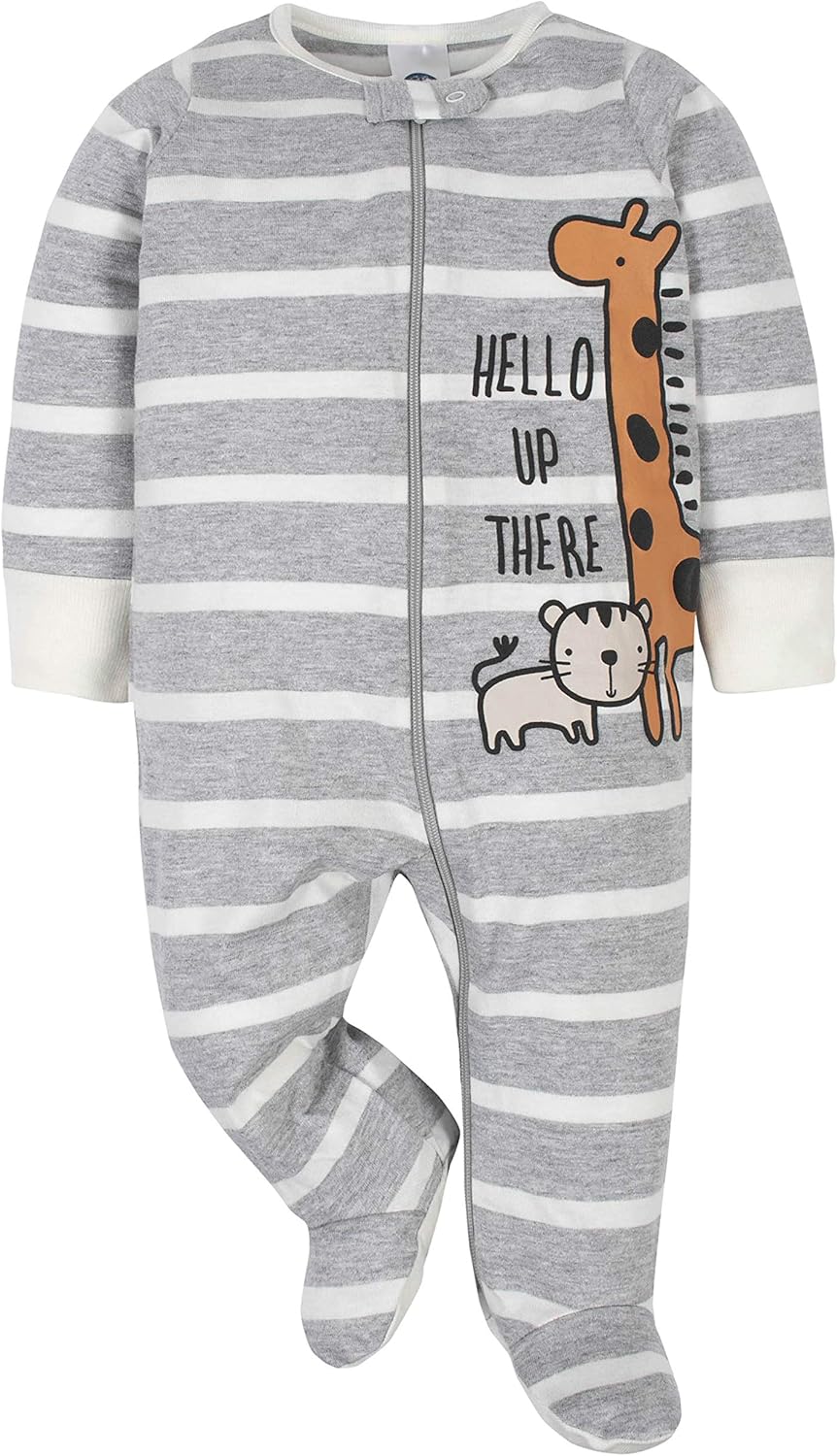 Gerber Baby Girls 4 Pack Sleep 'N Play Footie