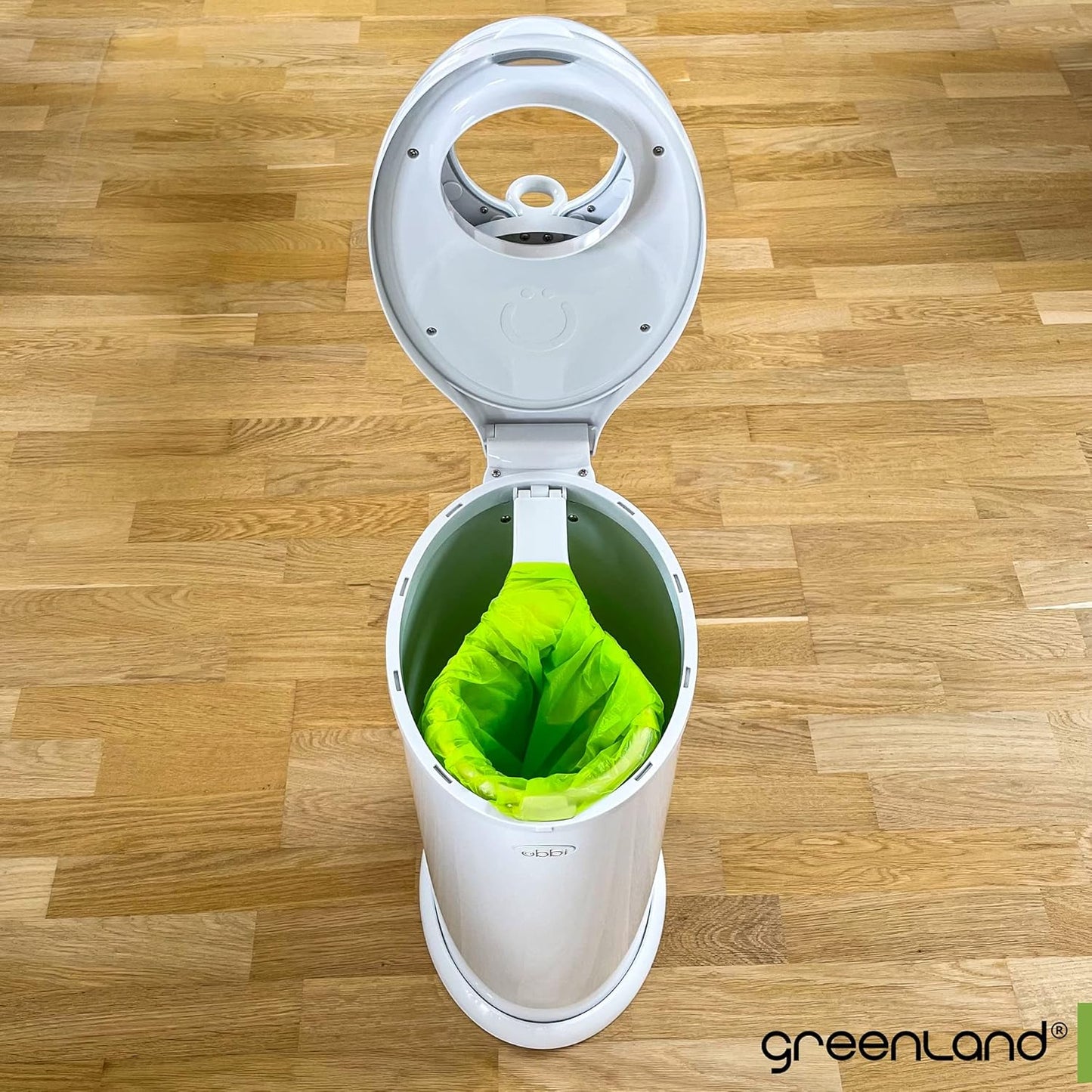 Greenland Biodegradable Diaper Pail Bags Compatible with Ubbi – Lemon Scented (75 Bags, 13 Gallons)