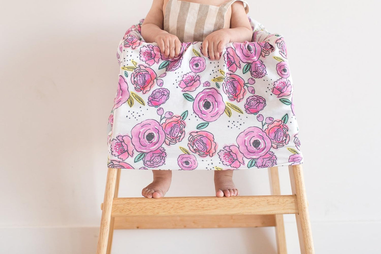 Baby Car Seat Cover Canopy and Nursing Cover Multi-Use Stretchy 5 in 1 Gift Zoe by Copper Pearl