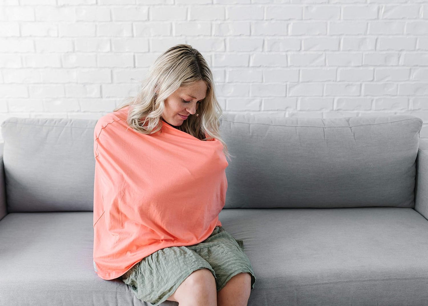 Stella Multi-Use Cover: Car Seat, Nursing & Stroller Cover - Sun Protection, All-Season, Stretchy Fabric, Easy Access