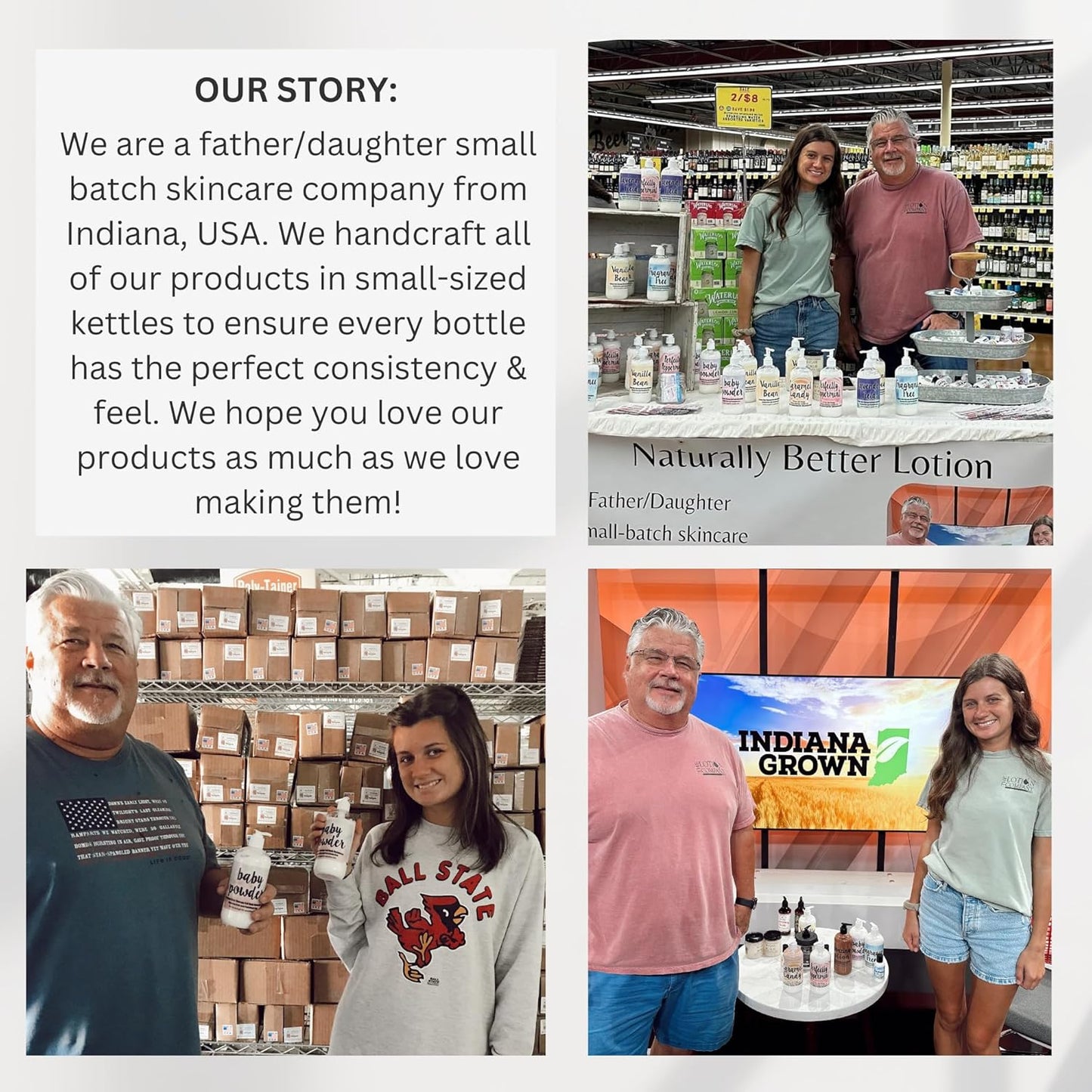 The Lotion Company Dahlia Blossom Lotion – 24 Hour Skin Therapy, Full Body Moisturizer with Aloe Vera & Vitamins, Paraben Free, Non-Greasy, Made in USA, 16 oz