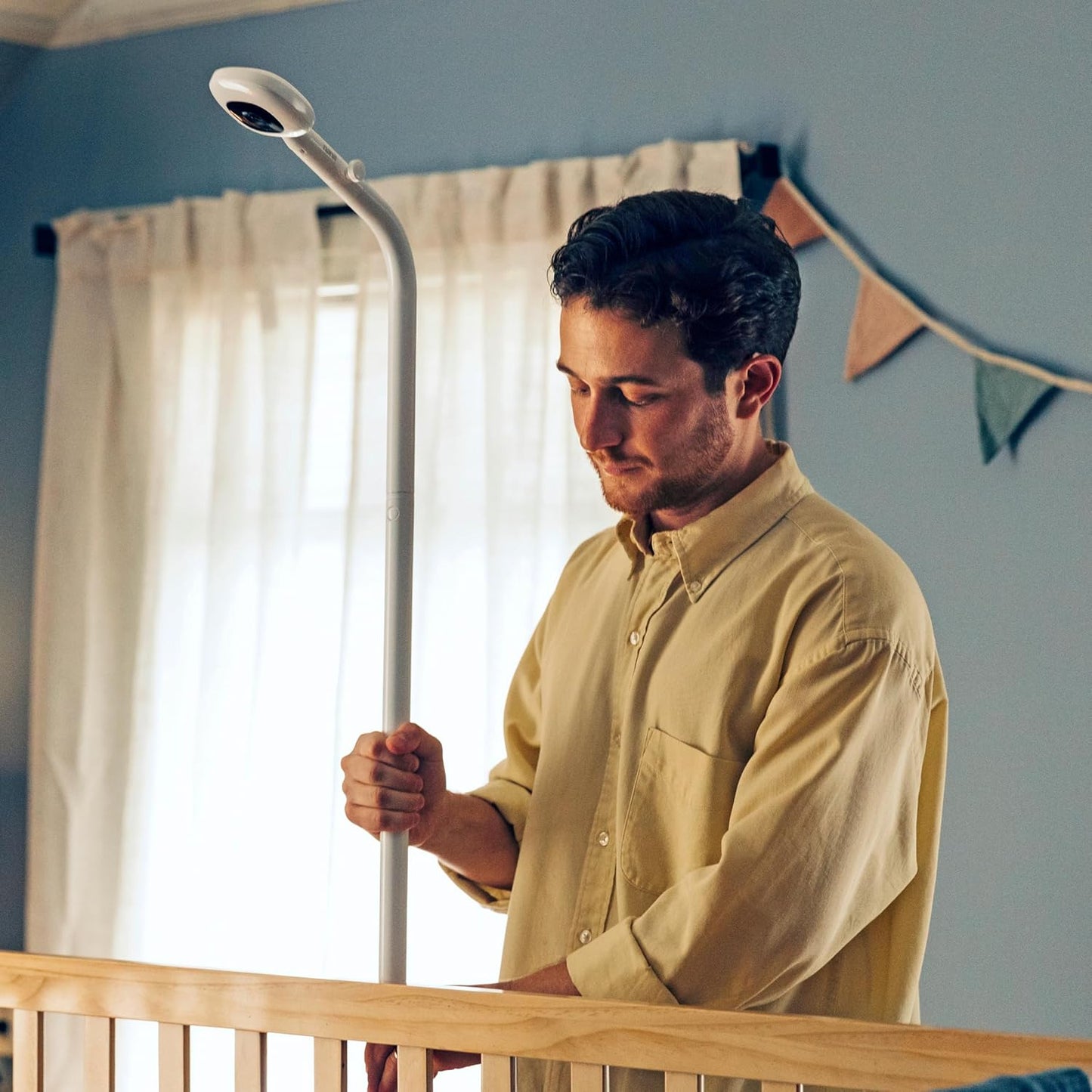 Nanit Pro Baby Monitor Floor Stand Accessory - Baby Monitor Stand, Baby Camera Floor Stand & Holder for Crib and Bassinet, Camera Monitor Mount & Baby Monitor Holder (Camera not included)