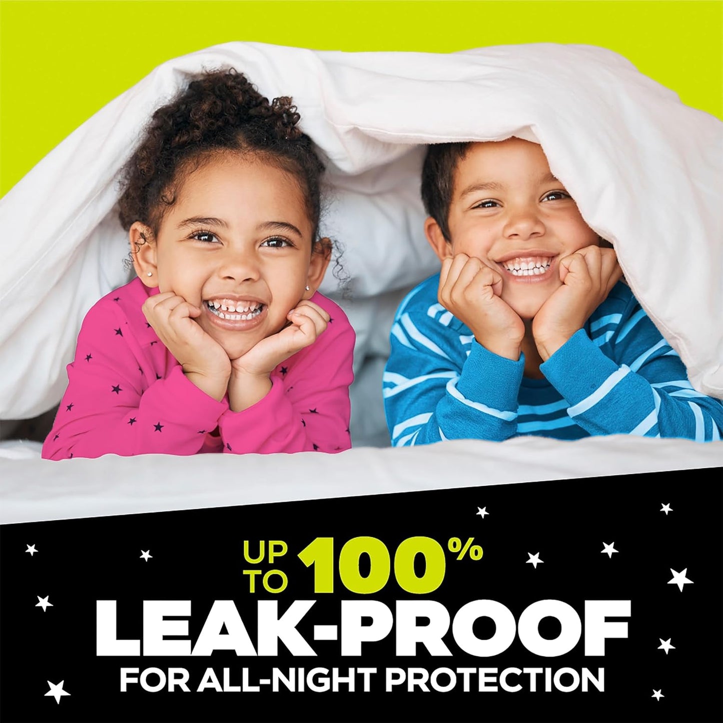 Ninjamas Girls Bedwetting Nighttime Underwear, Size S/M (38-70 lbs), 88 Count, Overnight Protection, Ultra Absorbent, Hypoallergenic