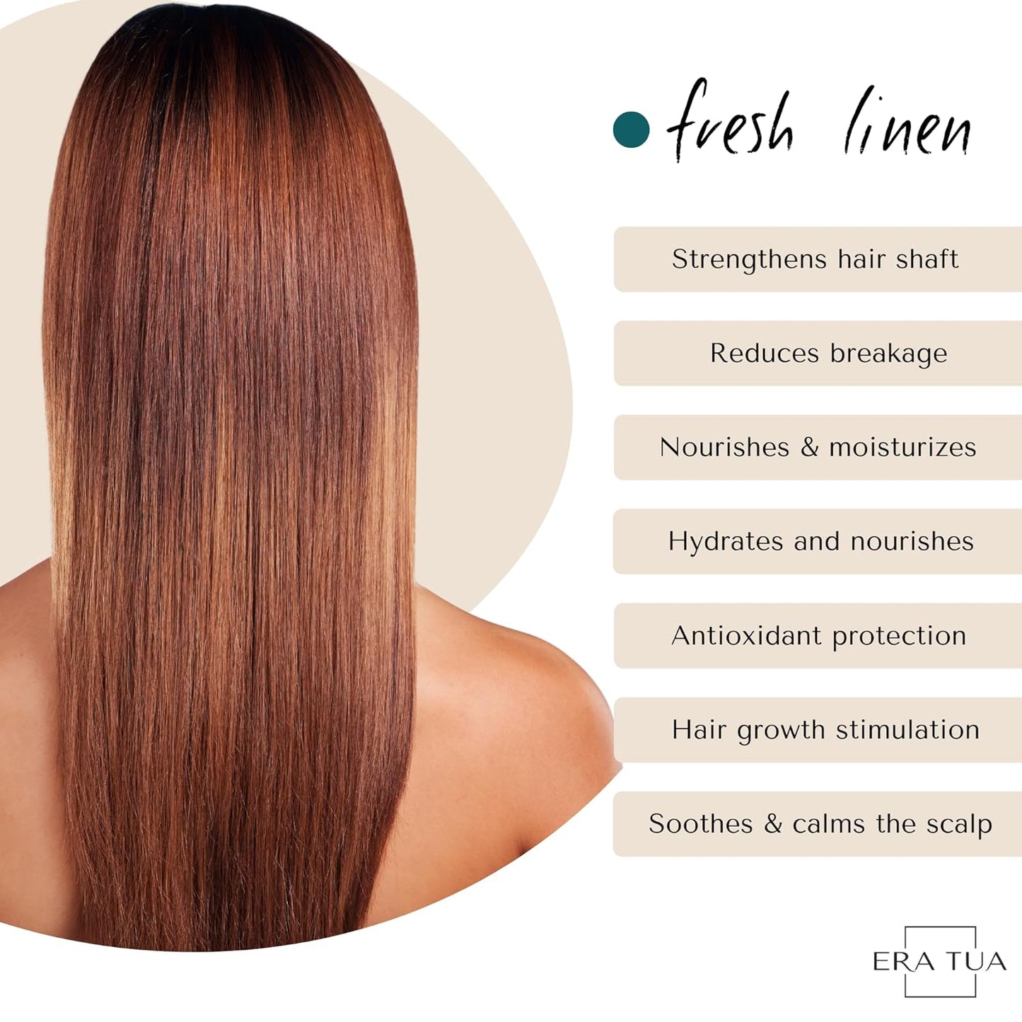 Fresh Linen Hydrating Shampoo | Dutch Made & Formulated Daily Moisture for Dry, Damaged Hair | Fresh, Uplifting Scent of Bergamot, Jasmine & Rose 250 ML