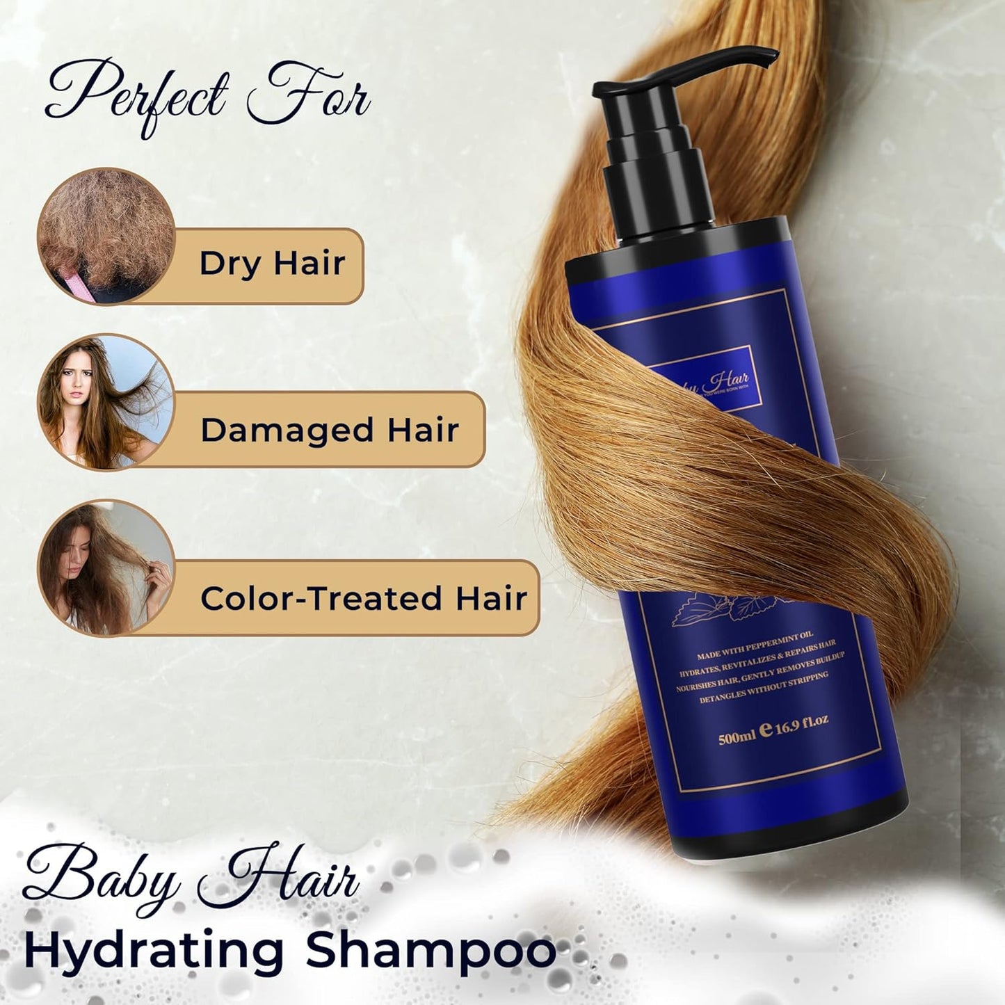 Baby Hair Hydrating Revitalizing Shampoo, 16.9Fl oz