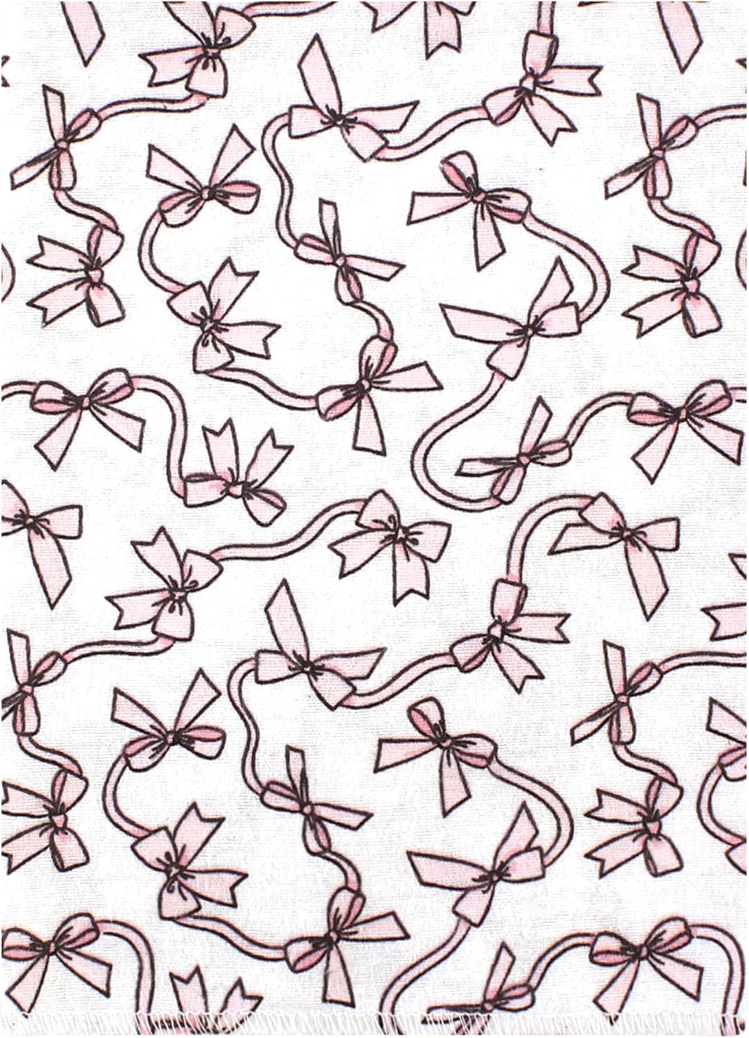 Luvable Friends Hudson Baby Flannel Burp Cloths 12pk, Rose Ribbons