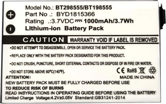 Replacement Battery for VM321 V-TECH BT298555 Baby BM1000 Baby BM1000 Digital Audio Baby Monitor Safe Sound Baby Monitor Parent Unit VM321 VM333 VM341 VM343