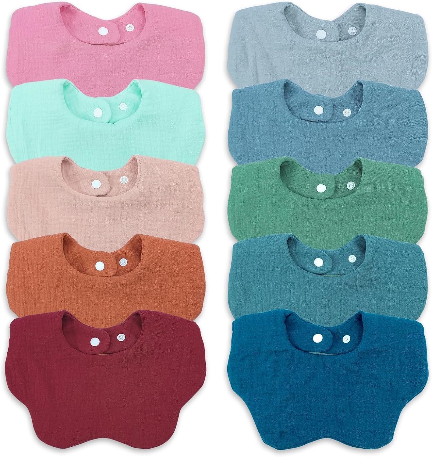 Baby Bibs Muslin Drool Teething Drooling Bibs for Baby Girl Boy Muslin Cotton