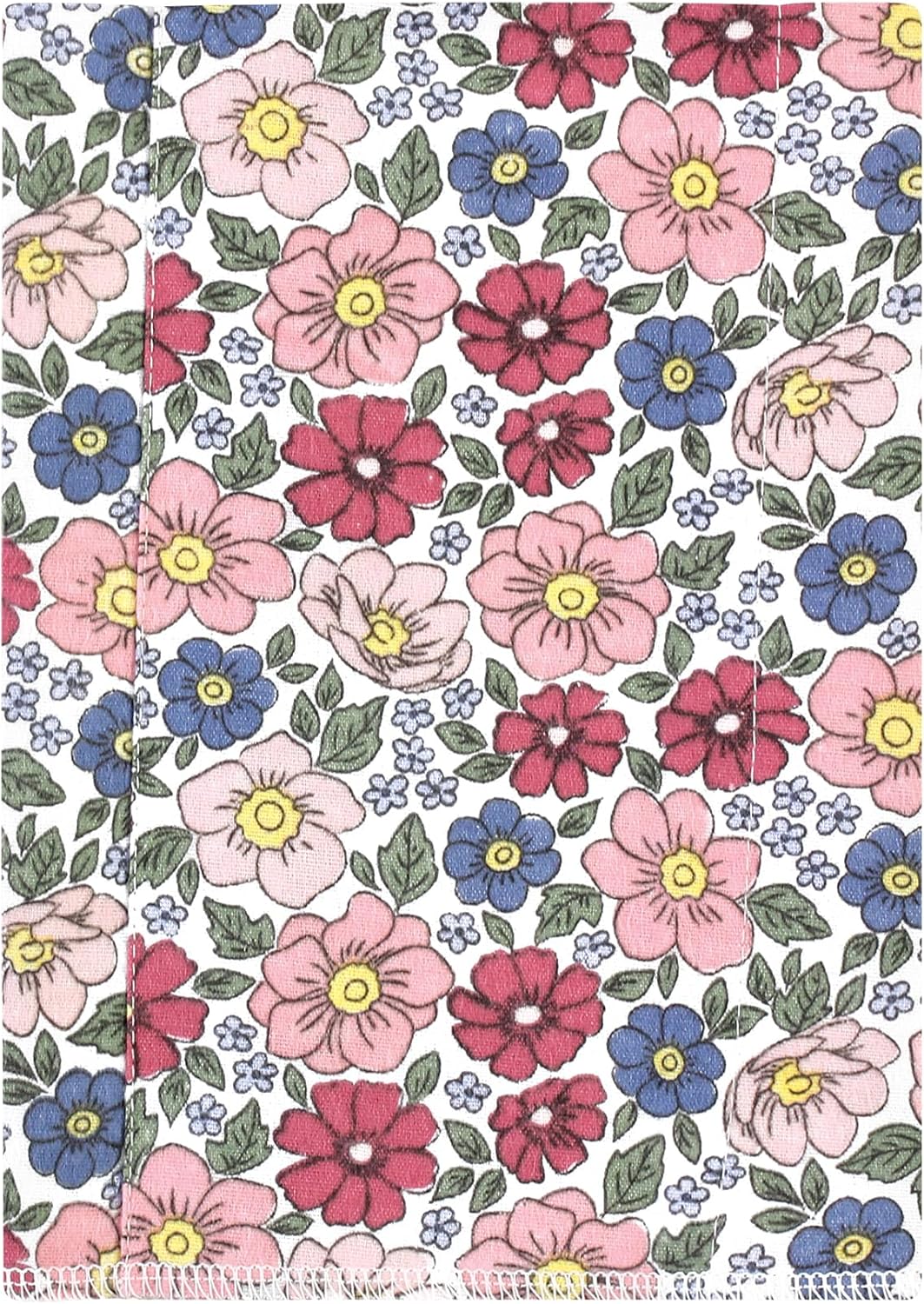 Luvable Friends Hudson Baby Flannel Burp Cloths 4pk, Pink Blue Floral
