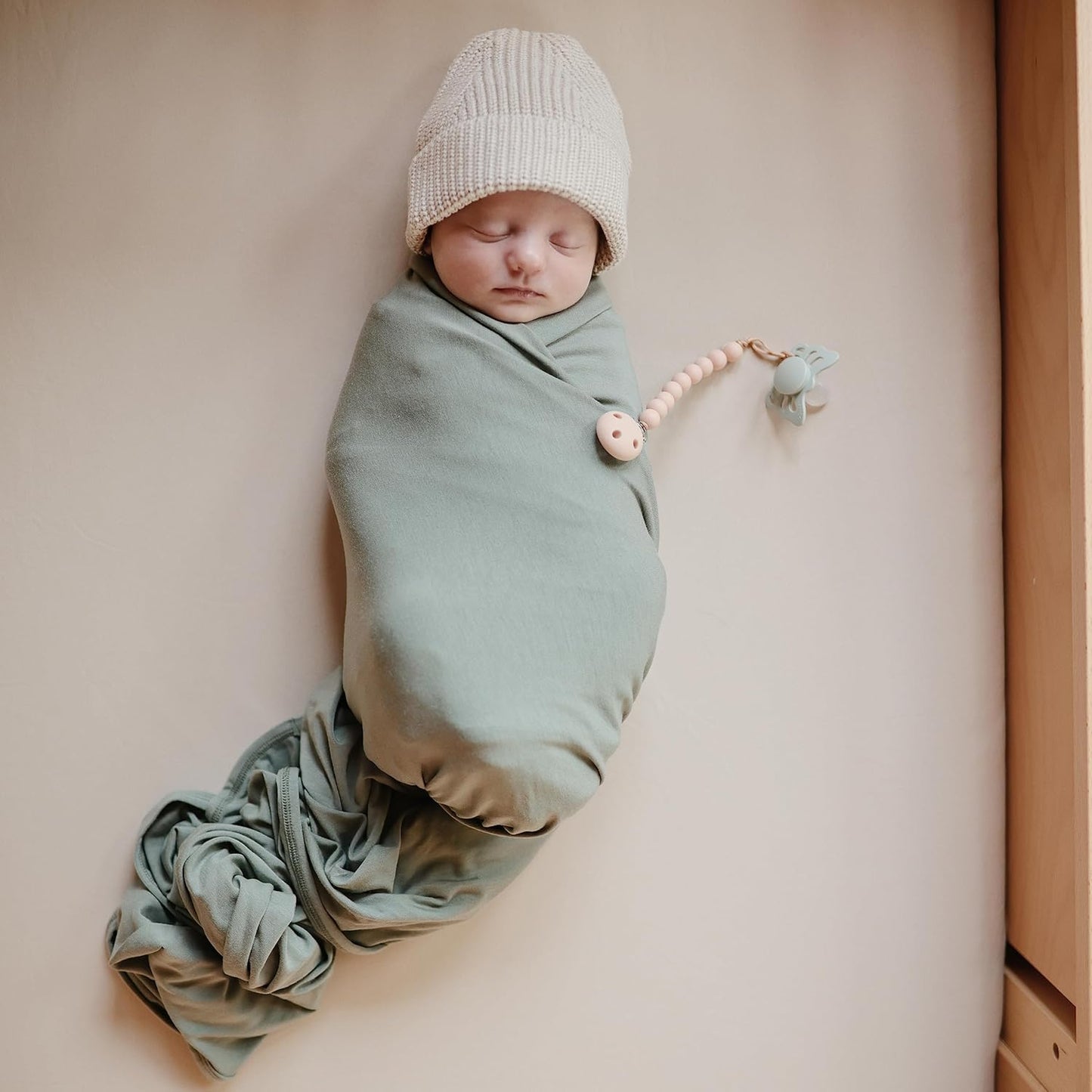 mushie Stretchy & Soft Bassinet Crib Sheet | Fitted 16" x 30" (Sun)