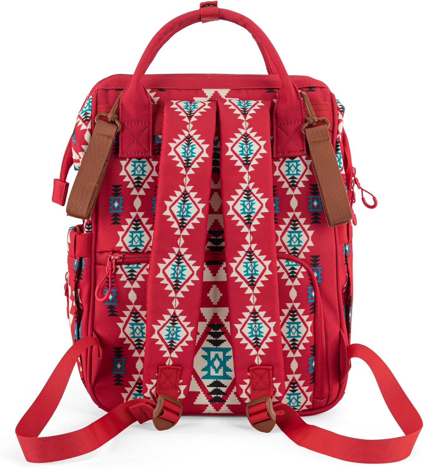Montana West Wrangler Callie Diaper Bag Backpack with Stroller Straps Multifunction Baby Travel Bag WG2204-9110BDY