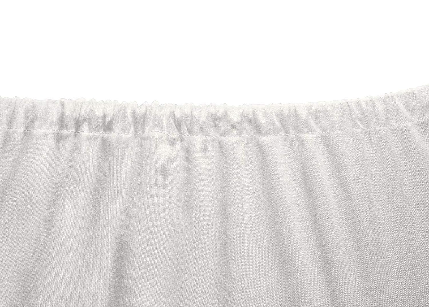 Crib Fitted Sheet by Pure Bamboo, Genuine 100% Organic Viscose Derived from Bamboo, Luxuriously Soft, Ultimate Cooling, Fits Standard Size Crib Mattress (White)