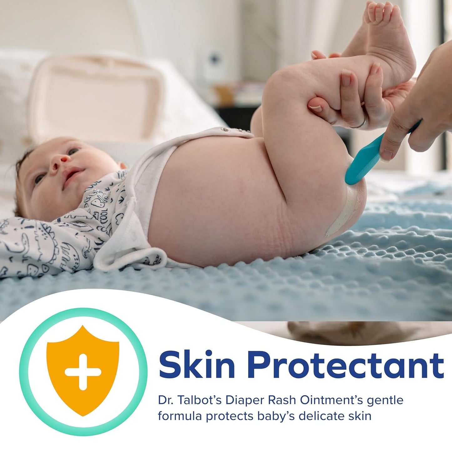 Dr. Talbot's Baby Diaper Rash Ointment - 16 oz - Zinc Oxide Skin Protectant with Peruvian Balsam - Treats and Prevents Rash