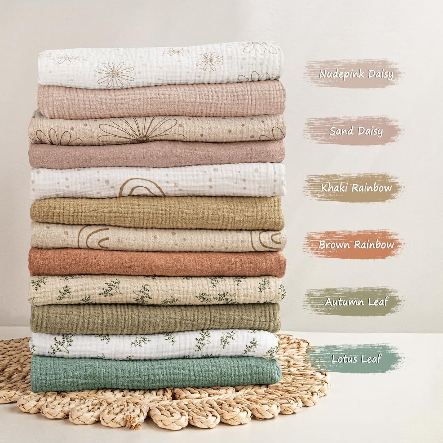 lulumoon Muslin Bassinet Sheets Baby: Cotton Bassinet Sheets Fitted for Boys and Girls - Bassinet Mattress Sheets for Oval Rectangle or Hourglass