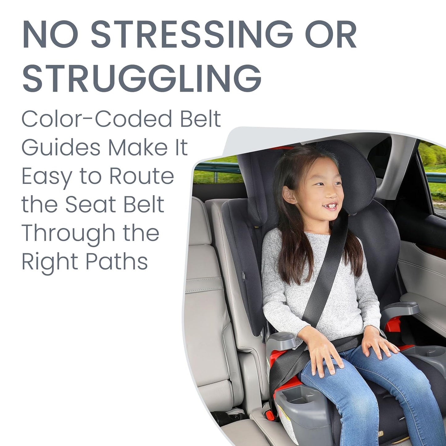 Britax Grow with You ClickTight Harness-2-Booster Car Seat, Cool N Dry - Cool Flow Moisture Wicking Fabric