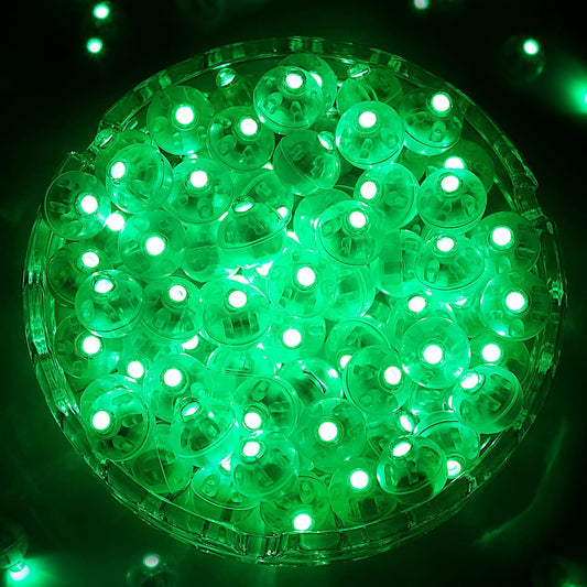 ZGWJ 100PCs Mini Led Lights for Paper Lantern, Led Balloons Light up Balloons for Neon Party Lights Easter Eggs Christmas Halloween Birthday Party Wedding Decoration