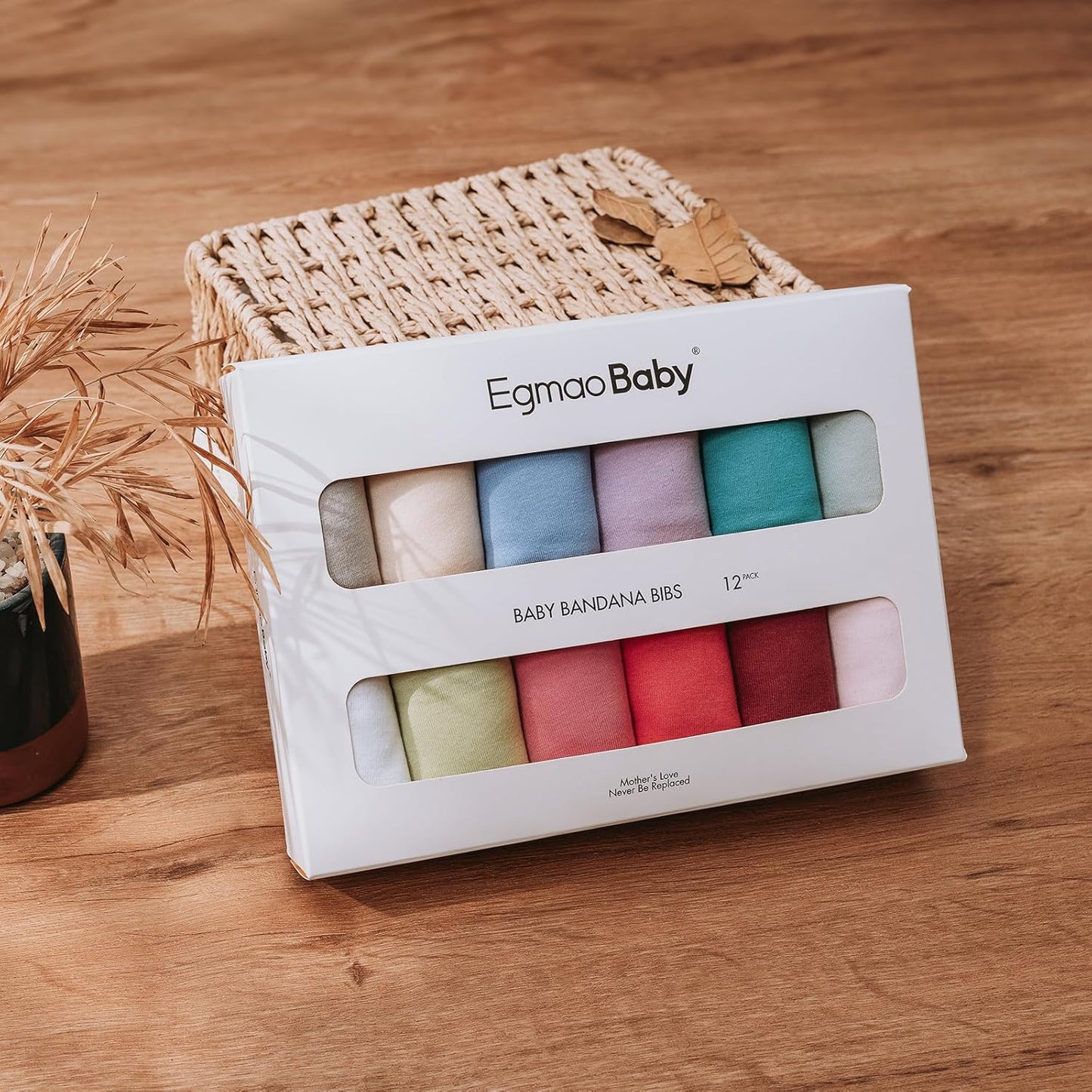 Baby Bandana Drool Bibs for Girls,Super Absorbent Triangle Baby Bibs for Drooling and Teething,100% Cotton Soft for Infant,Newborn 12Pack