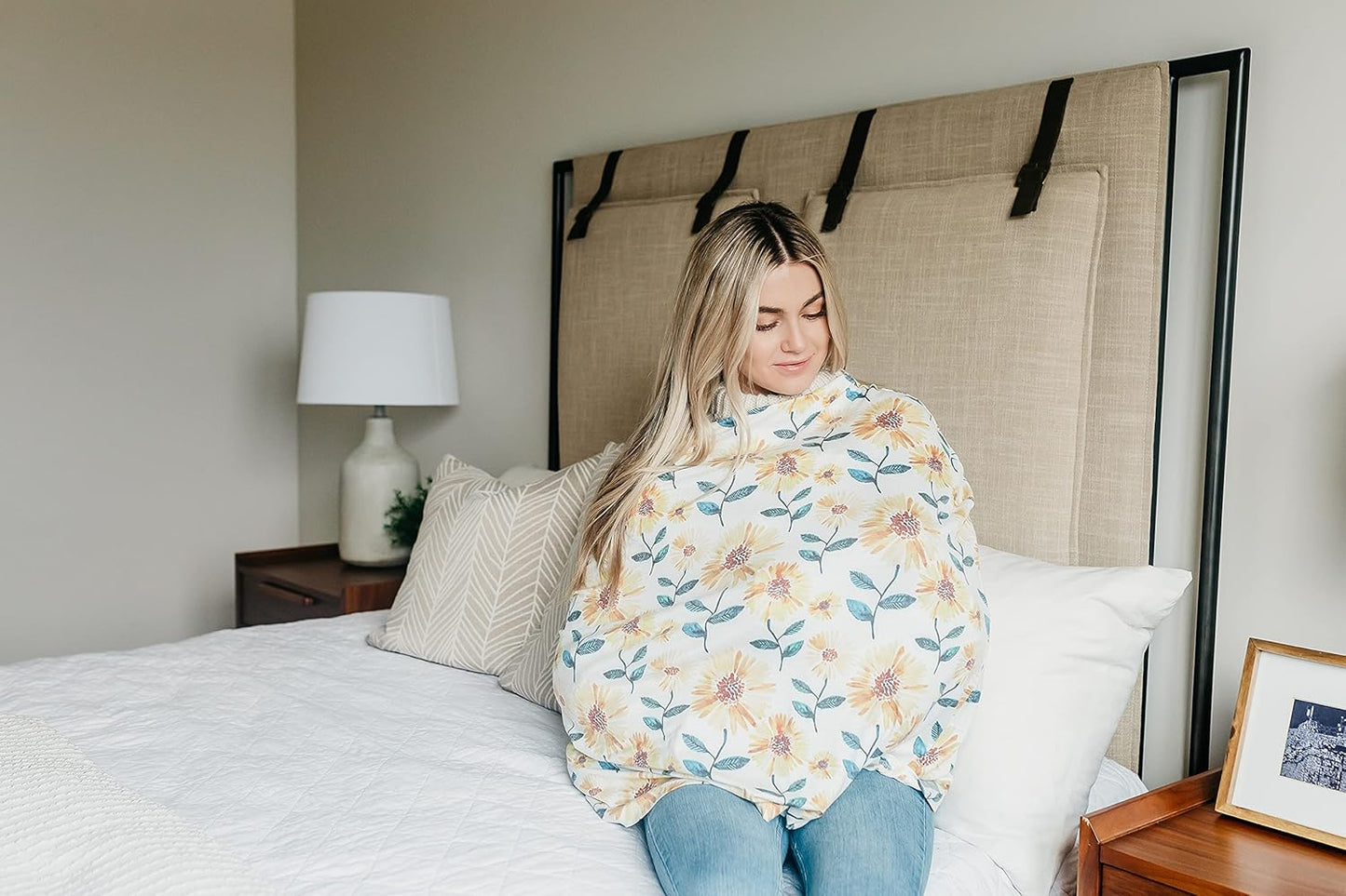 Sunnie Multi-Use Cover: Car Seat, Nursing & Stroller Cover - Stretchy Fabric, All-Season, Stylish Designs