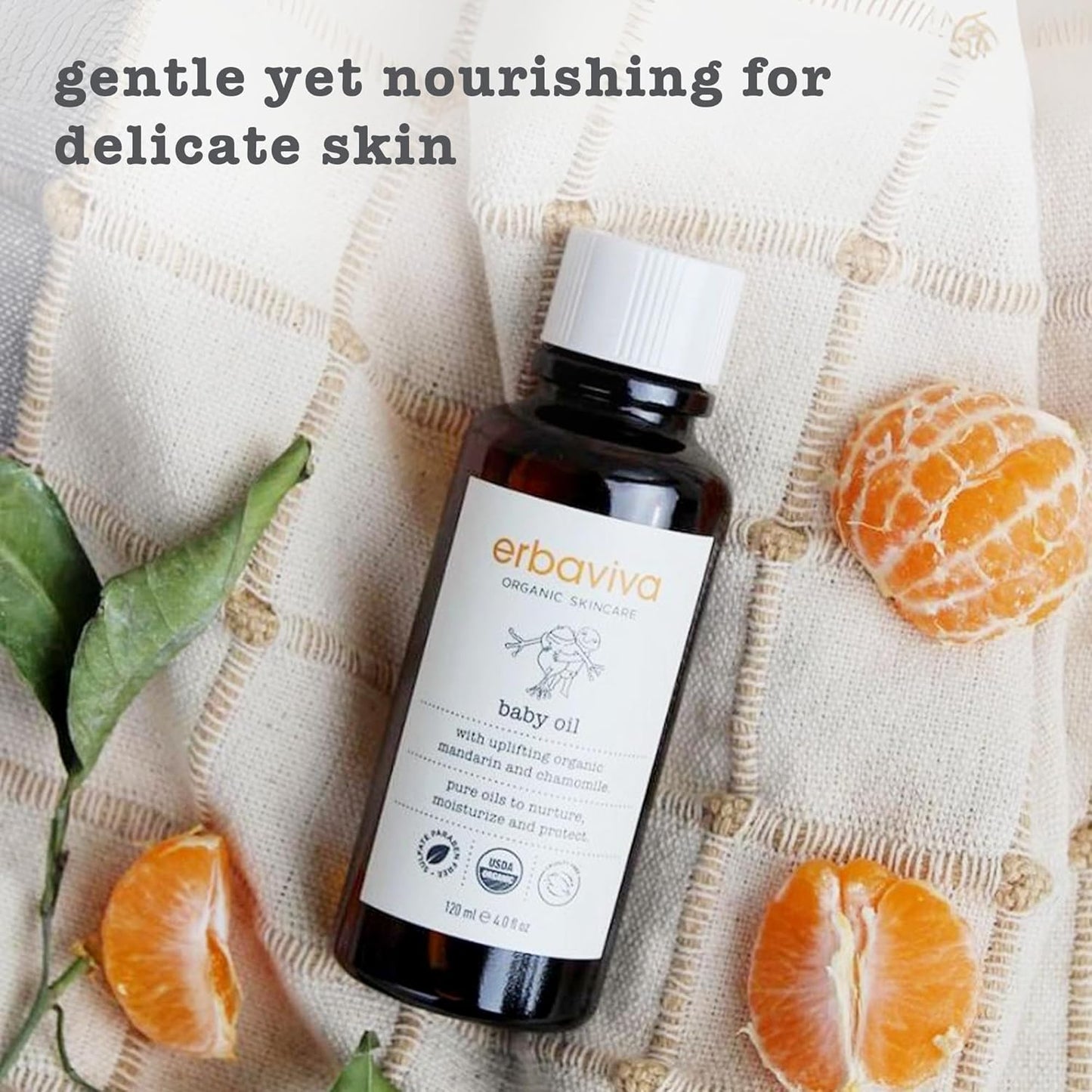 erbaviva Baby Oil, 4 Fl Oz (Pack of 2)