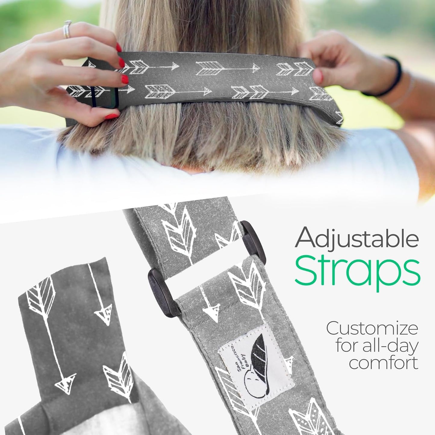 San Francisco Baby Nursing Cover – Breathable Breastfeeding Cover for Nursing, 360° Nursing Cover Up for Breastfeeding, Privacy Nursing Covers, Nursing Blanket for Breastfeeding – Luxury Gray